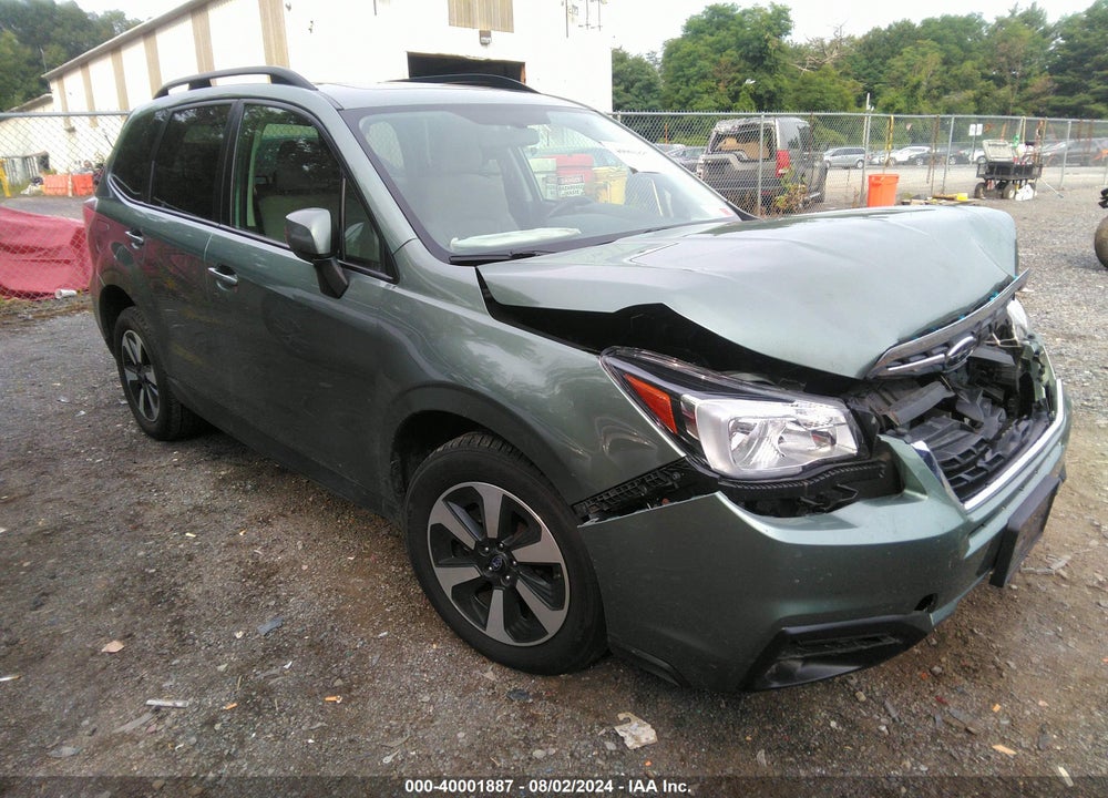 2018 SUBARU FORESTER 2.5I PREMIUM VIN: JF2SJAEC7JH575134