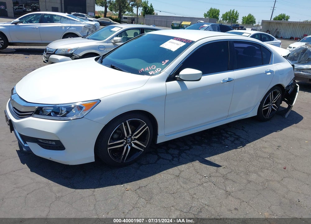 2017 HONDA ACCORD SPORT VIN: 1HGCR2F52HA308151