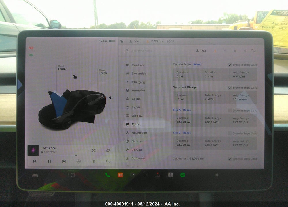 2021 TESLA MODEL 3 STANDARD RANGE PLUS REAR-WHEEL DRIVE VIN: 5YJ3E1EA4MF058450