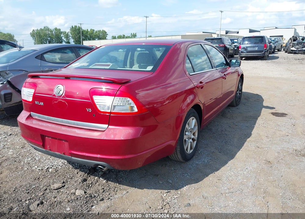 2006 MERCURY MILAN V6 VIN: 3MEHM07106R653666