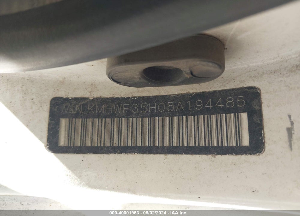 2005 HYUNDAI SONATA GLS/LX VIN: KMHWF35H05A194485