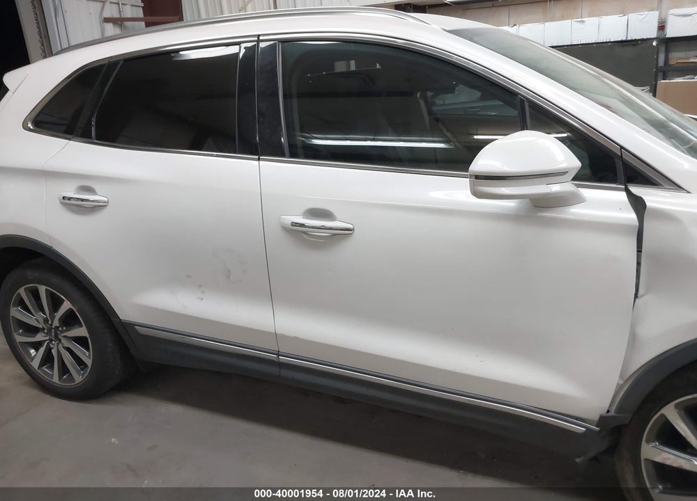 2019 LINCOLN MKC RESERVE VIN: 5LMCJ3C90KUL26777