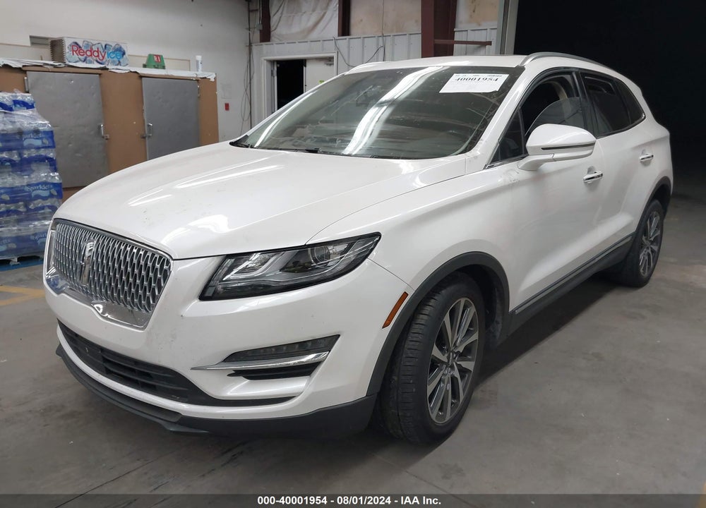 2019 LINCOLN MKC RESERVE VIN: 5LMCJ3C90KUL26777