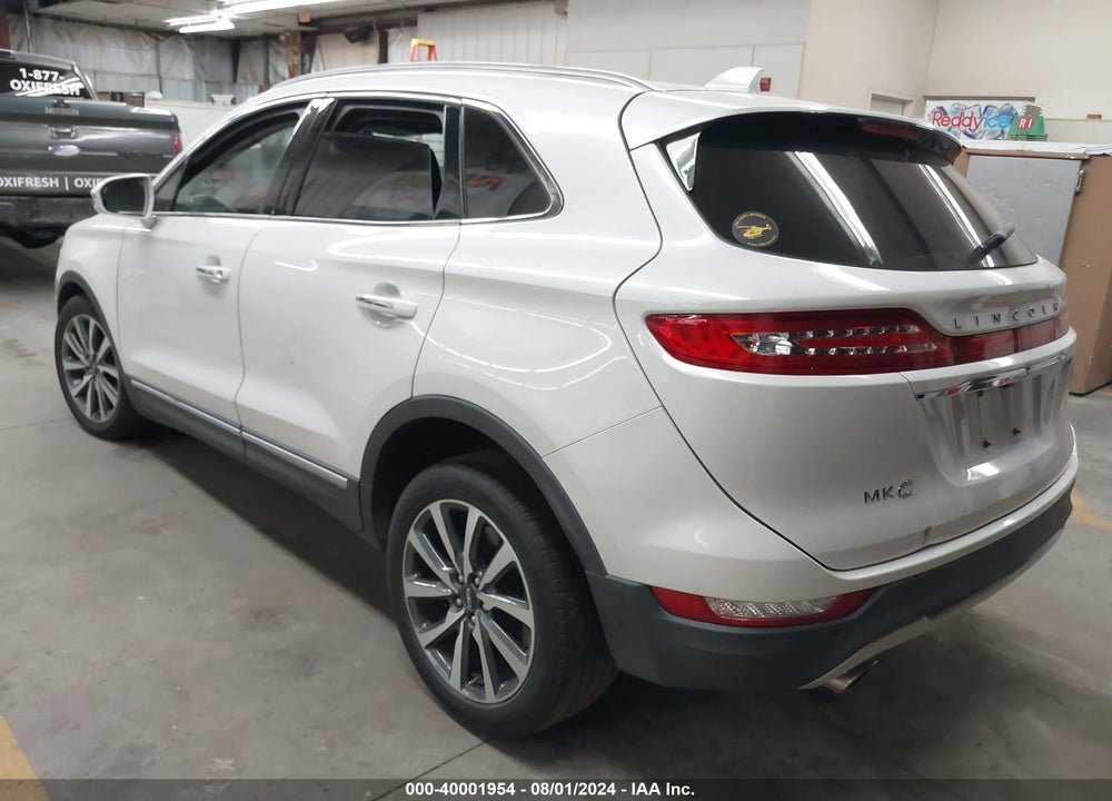 2019 LINCOLN MKC RESERVE VIN: 5LMCJ3C90KUL26777
