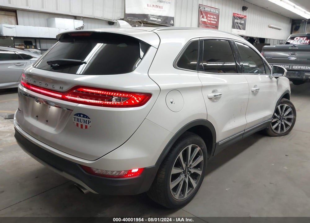 2019 LINCOLN MKC RESERVE VIN: 5LMCJ3C90KUL26777