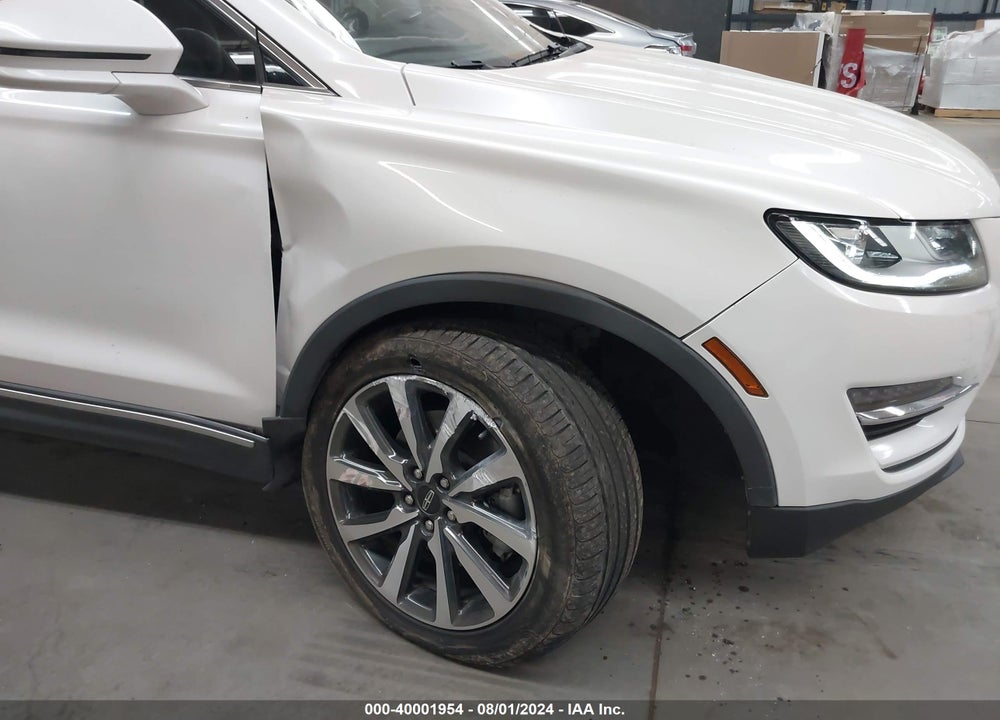2019 LINCOLN MKC RESERVE VIN: 5LMCJ3C90KUL26777