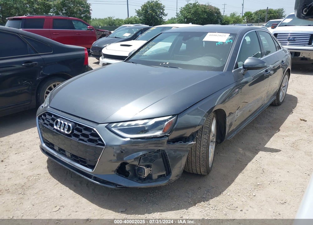 2023 AUDI A4 PREMIUM PLUS 45 TFSI S LINE QUATTRO S TRONIC VIN: WAUEAAF41PN005883