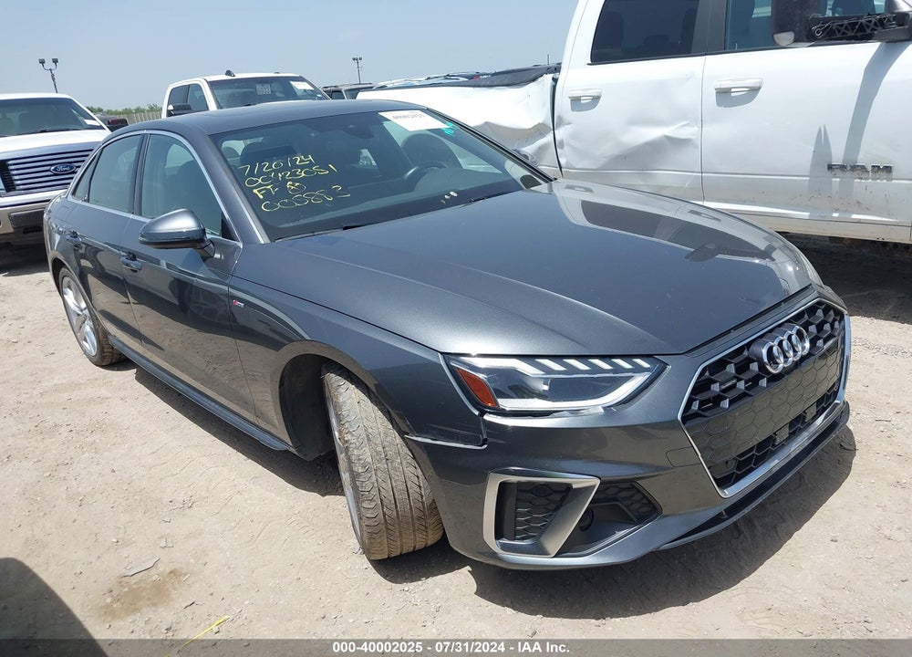 2023 AUDI A4 PREMIUM PLUS 45 TFSI S LINE QUATTRO S TRONIC VIN: WAUEAAF41PN005883