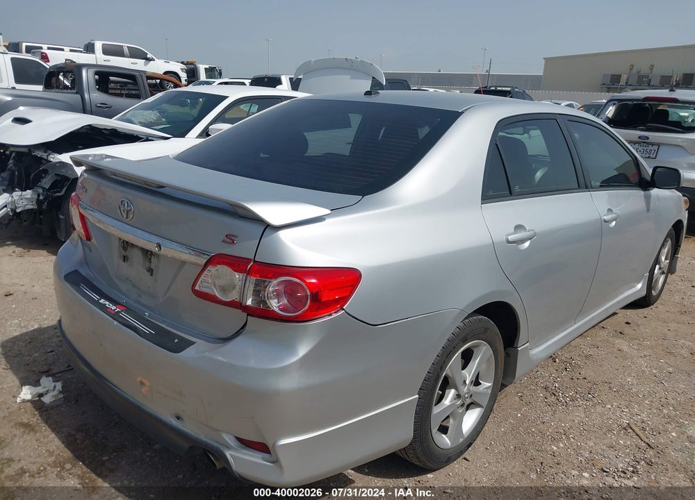 2012 TOYOTA COROLLA S VIN: 5YFBU4EE2CP031933
