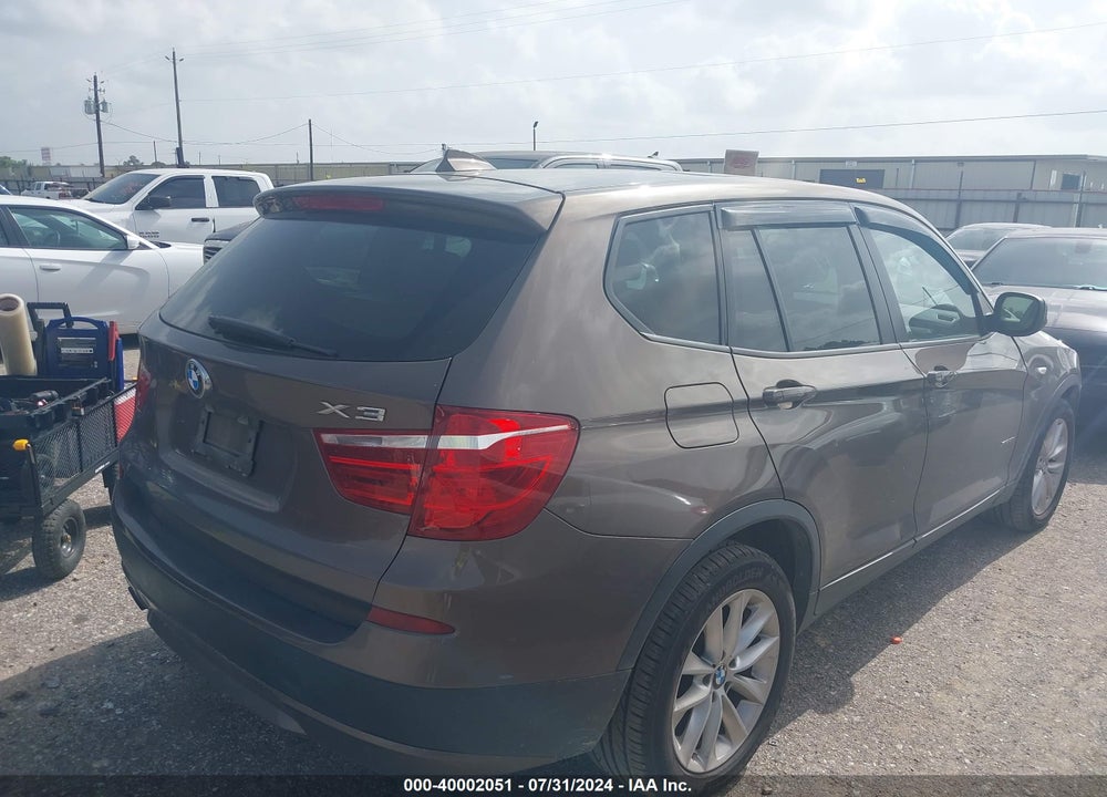 2014 BMW X3 XDRIVE28I VIN: 5UXWX9C50E0D14886