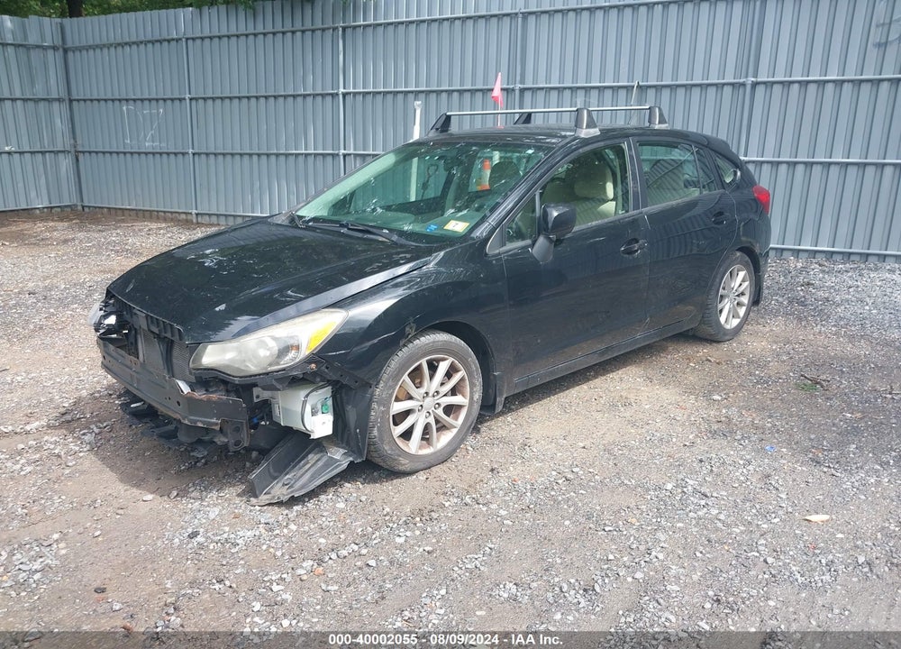 2012 SUBARU IMPREZA 2.0I PREMIUM VIN: JF1GPAC66CH226510