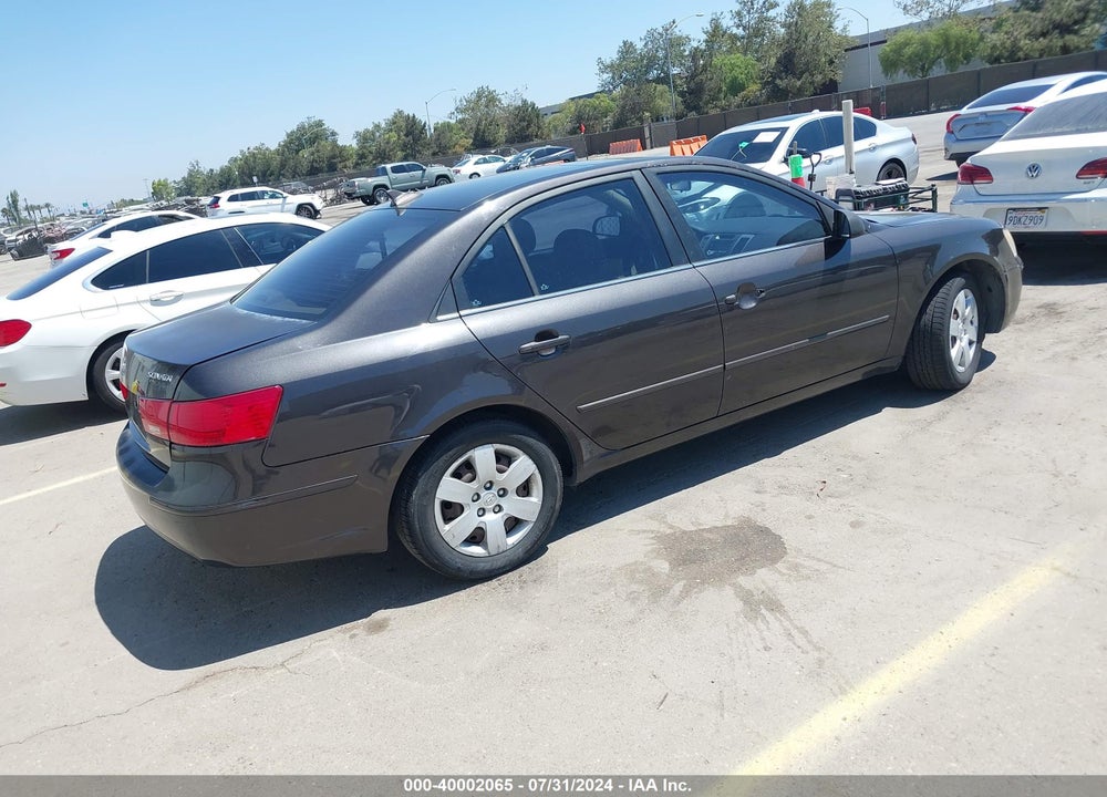 2009 HYUNDAI SONATA GLS VIN: 5NPET46C59H429009