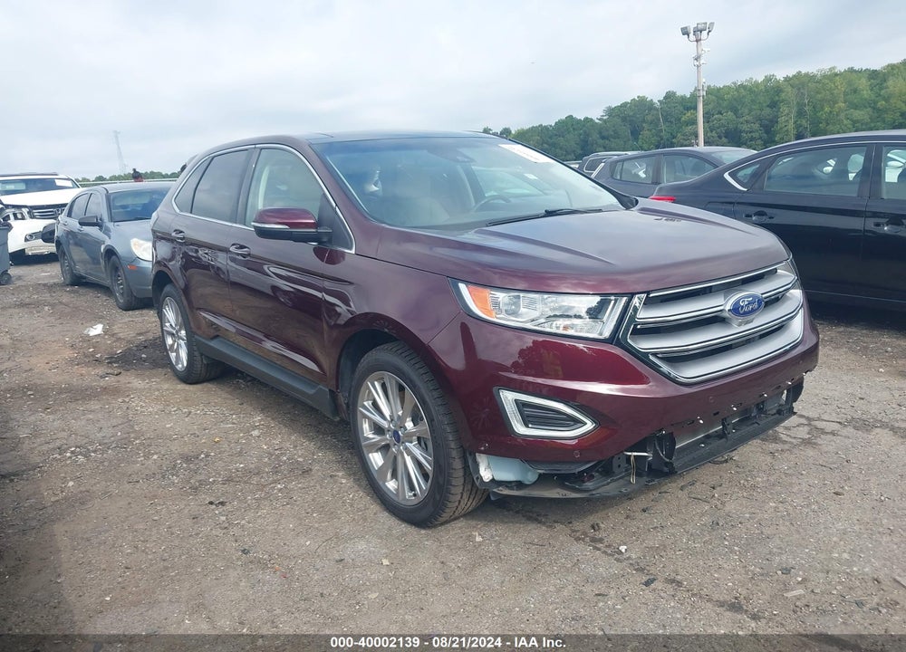 2018 FORD EDGE TITANIUM VIN: 2FMPK3K8XJBB77423