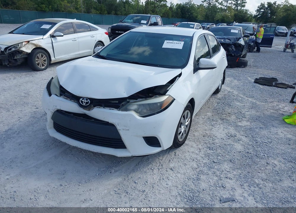 2015 TOYOTA COROLLA L VIN: 2T1BURHEXFC334245