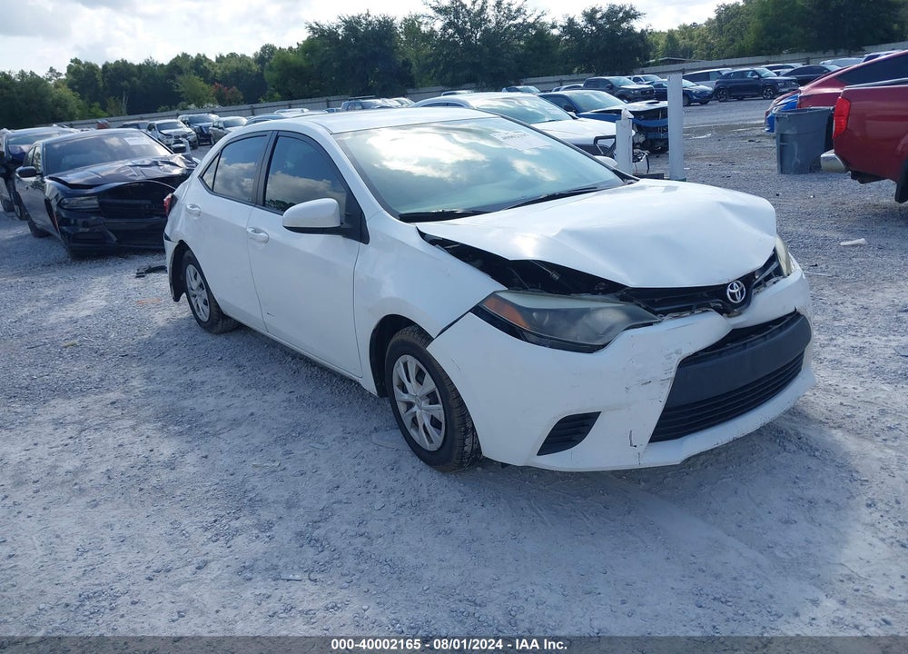 2015 TOYOTA COROLLA L VIN: 2T1BURHEXFC334245
