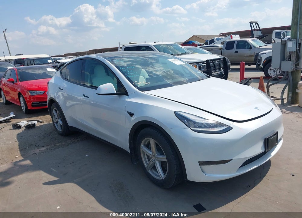2021 TESLA MODEL Y LONG RANGE DUAL MOTOR ALL-WHEEL DRIVE VIN: 5YJYGDEE3MF248552