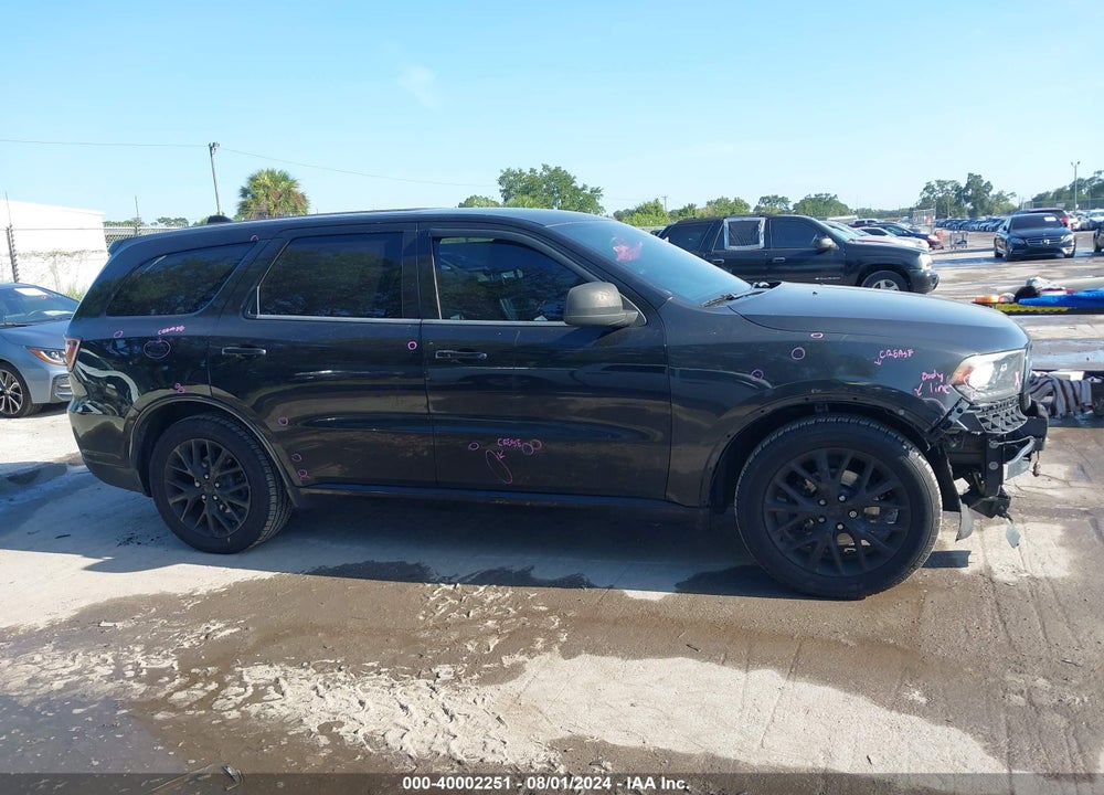 2016 DODGE DURANGO SXT VIN: 1C4RDHAG0GC387163