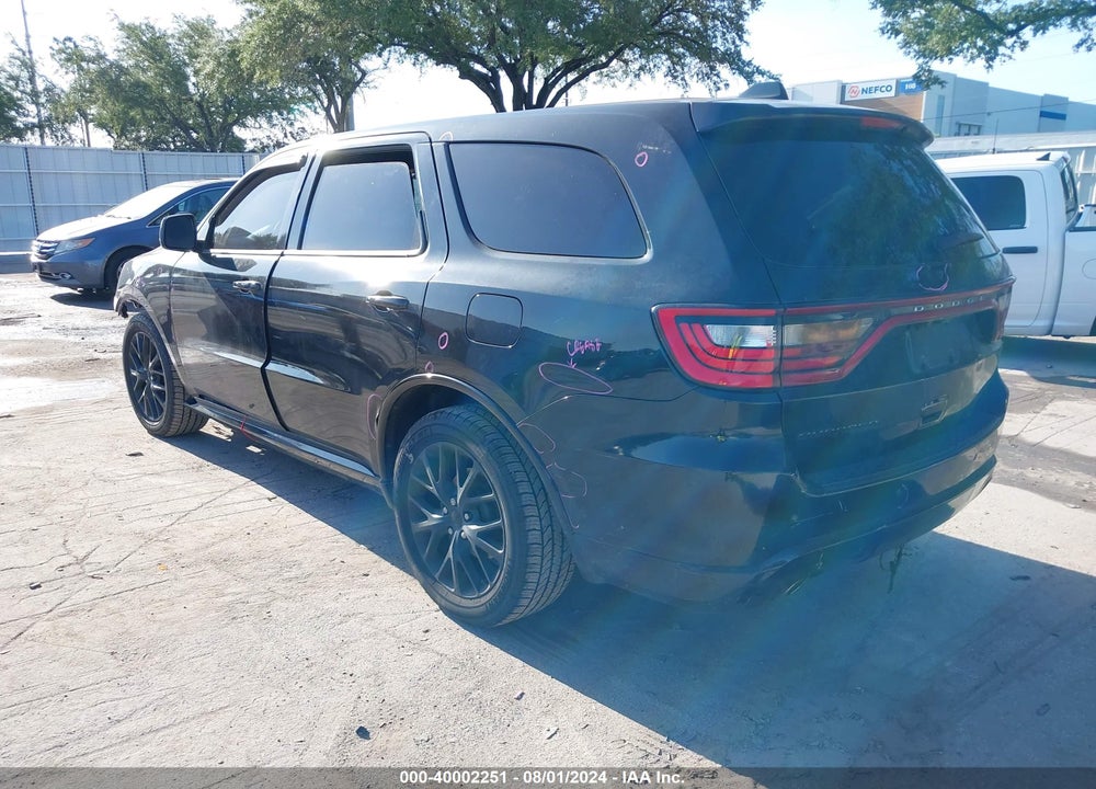 2016 DODGE DURANGO SXT VIN: 1C4RDHAG0GC387163