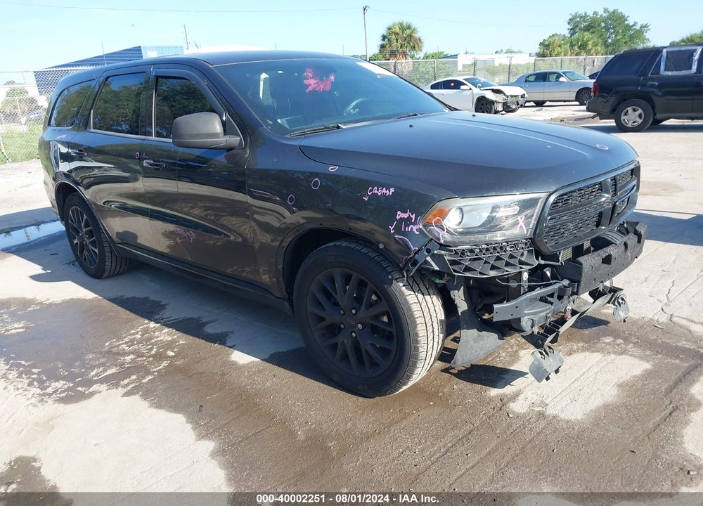 2016 DODGE DURANGO SXT VIN: 1C4RDHAG0GC387163