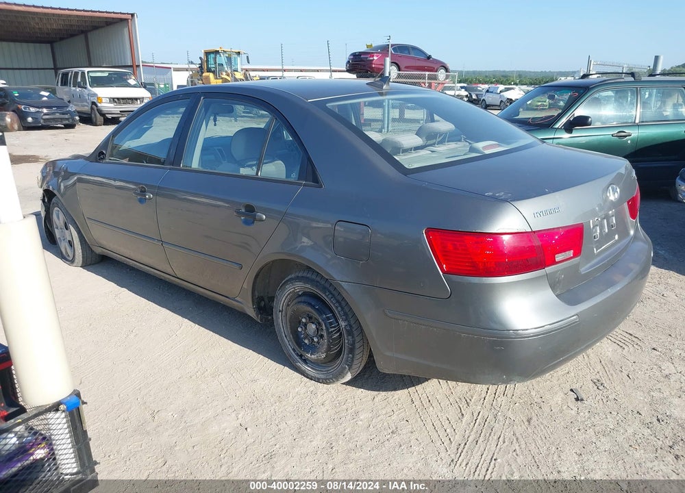 2009 HYUNDAI SONATA GLS VIN: 5NPET46C89H436388