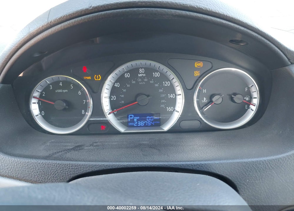 2009 HYUNDAI SONATA GLS VIN: 5NPET46C89H436388