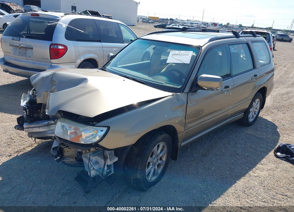 2008 SUBARU FORESTER 2.5X VIN: JF1SG65668H707613