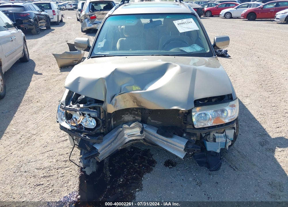 2008 SUBARU FORESTER 2.5X VIN: JF1SG65668H707613
