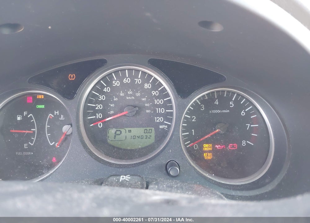 2008 SUBARU FORESTER 2.5X VIN: JF1SG65668H707613