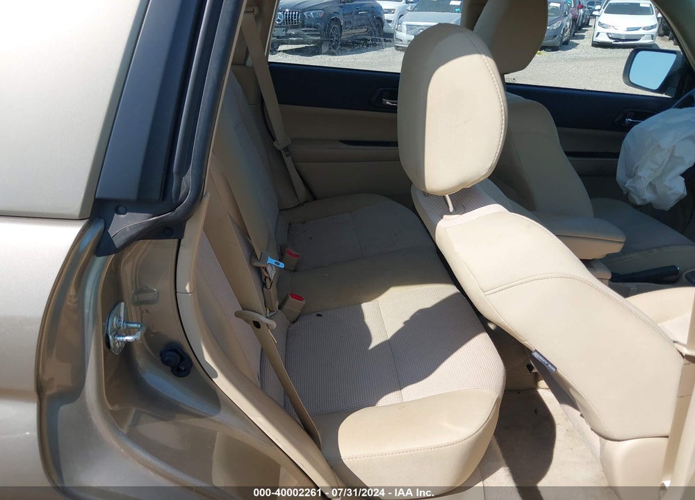2008 SUBARU FORESTER 2.5X VIN: JF1SG65668H707613