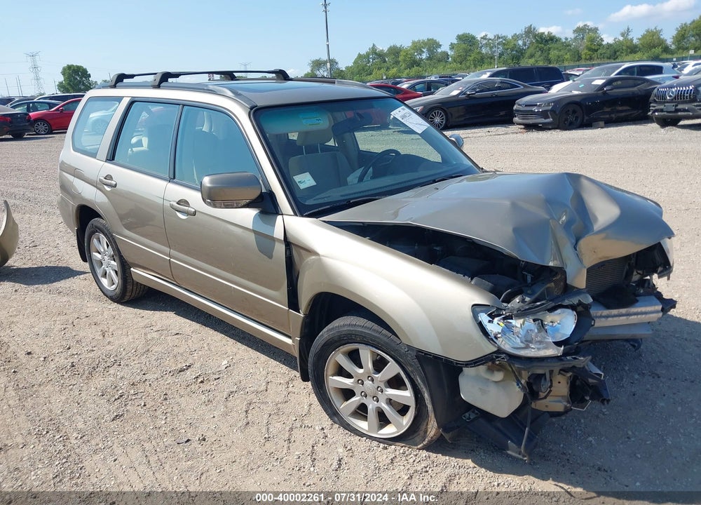 2008 SUBARU FORESTER 2.5X VIN: JF1SG65668H707613