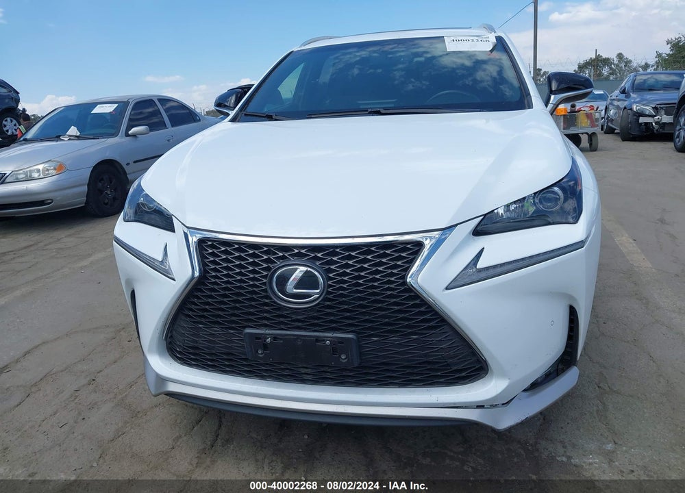 2016 LEXUS NX 200T F SPORT VIN: JTJYARBZXG2047838