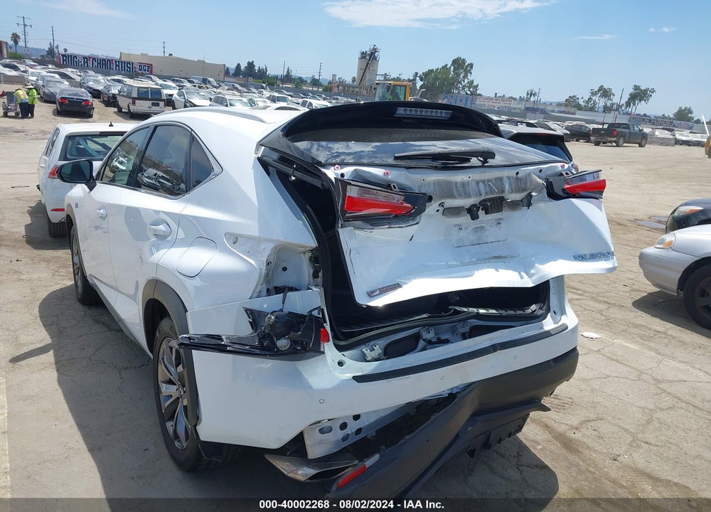2016 LEXUS NX 200T F SPORT VIN: JTJYARBZXG2047838