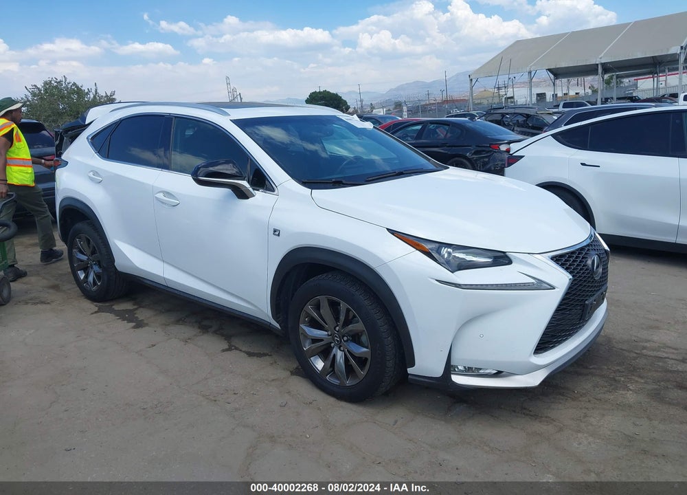 2016 LEXUS NX 200T F SPORT VIN: JTJYARBZXG2047838