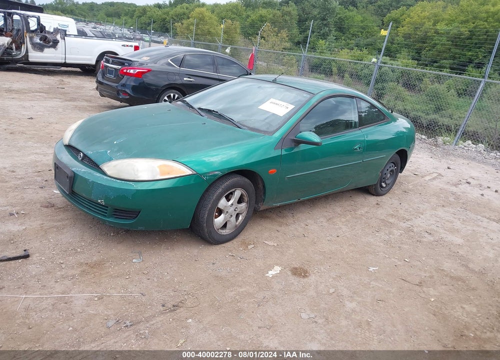 2002 MERCURY COUGAR V6 VIN: 1ZWFT61L525607202