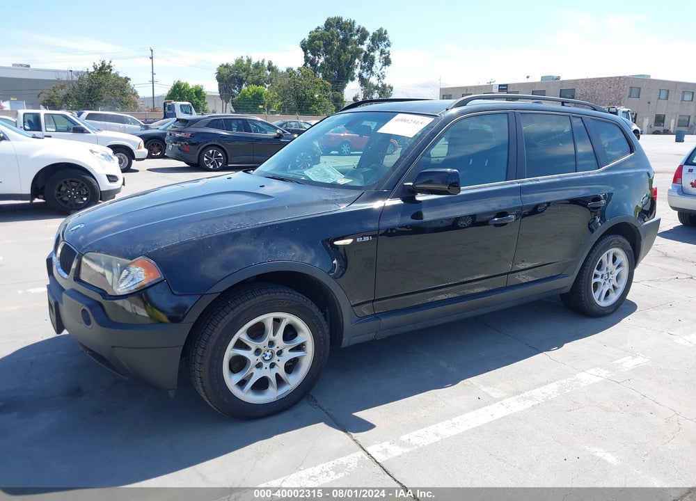 2005 BMW X3 2.5I VIN: WBXPA73405WC49038