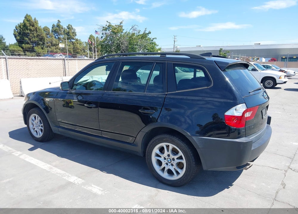 2005 BMW X3 2.5I VIN: WBXPA73405WC49038