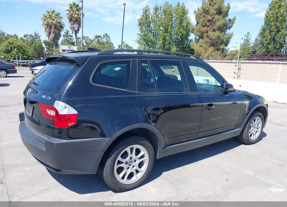 2005 BMW X3 2.5I VIN: WBXPA73405WC49038