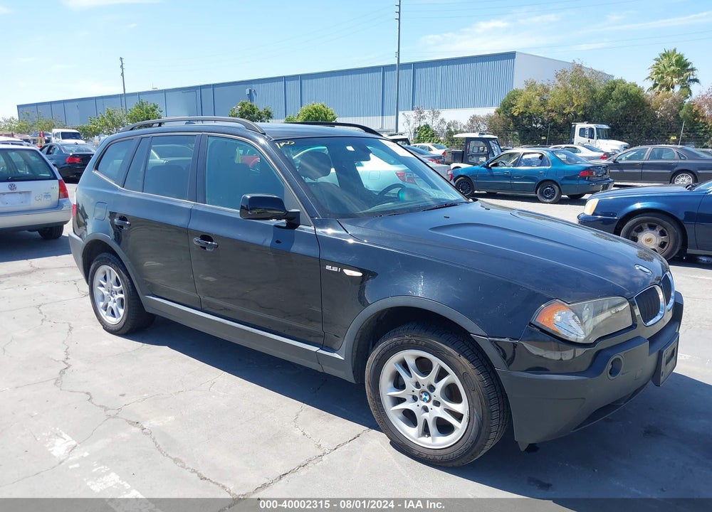 2005 BMW X3 2.5I VIN: WBXPA73405WC49038