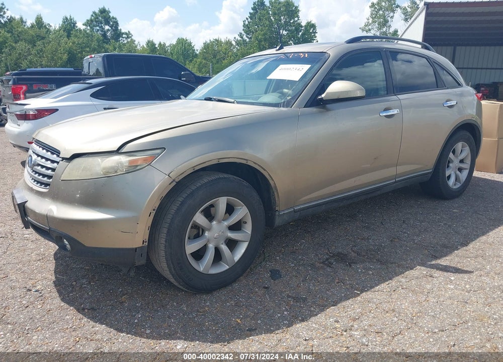 2005 INFINITI FX35 VIN: JNRAS08W05X210927