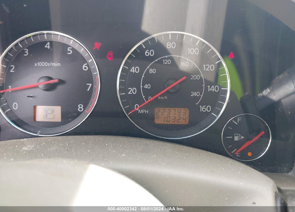 2005 INFINITI FX35 VIN: JNRAS08W05X210927