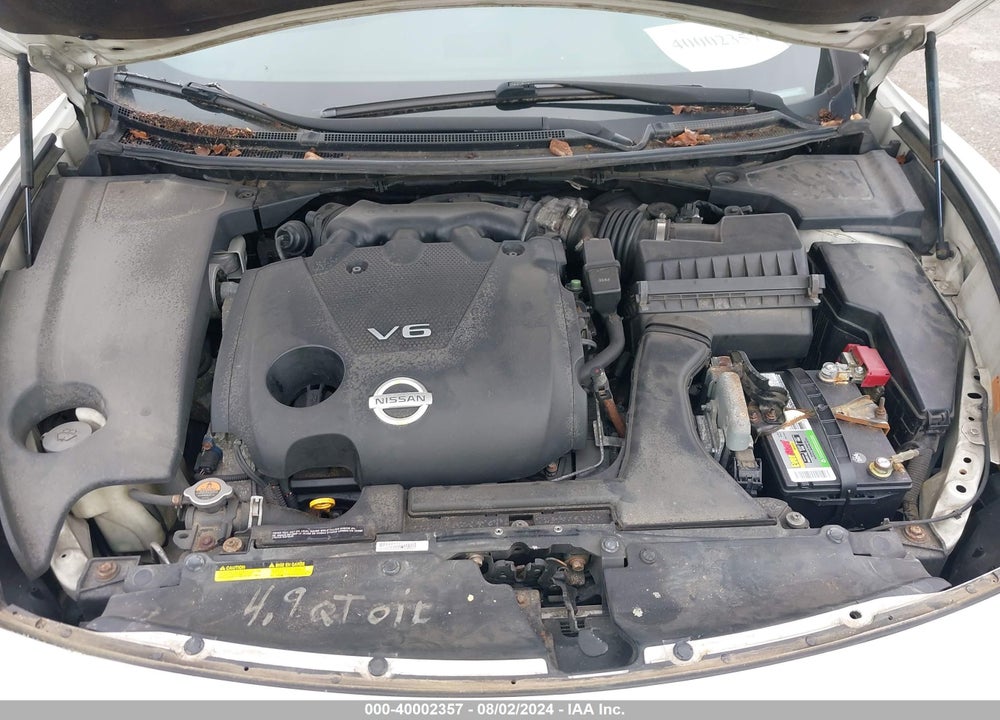 2010 NISSAN MAXIMA 3.5 SV VIN: 1N4AA5AP9AC824126
