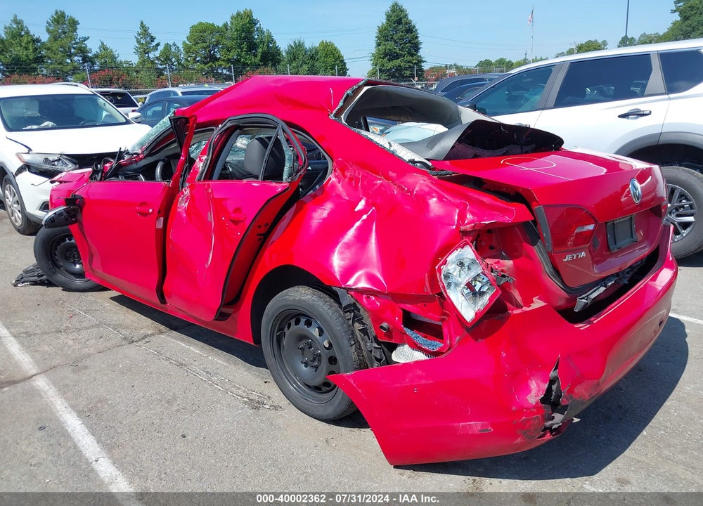 2011 VOLKSWAGEN JETTA 2.5L SE VIN: 3VWDX7AJXBM370429
