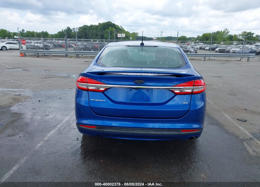2017 FORD FUSION SE VIN: 3FA6P0H77HR162295