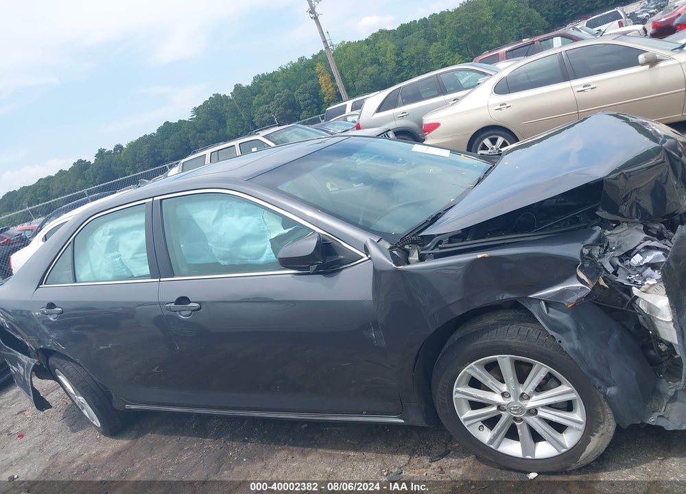 2012 TOYOTA CAMRY XLE VIN: 4T1BF1FK2CU608634