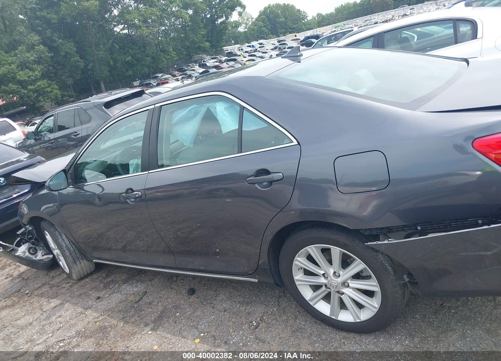 2012 TOYOTA CAMRY XLE VIN: 4T1BF1FK2CU608634