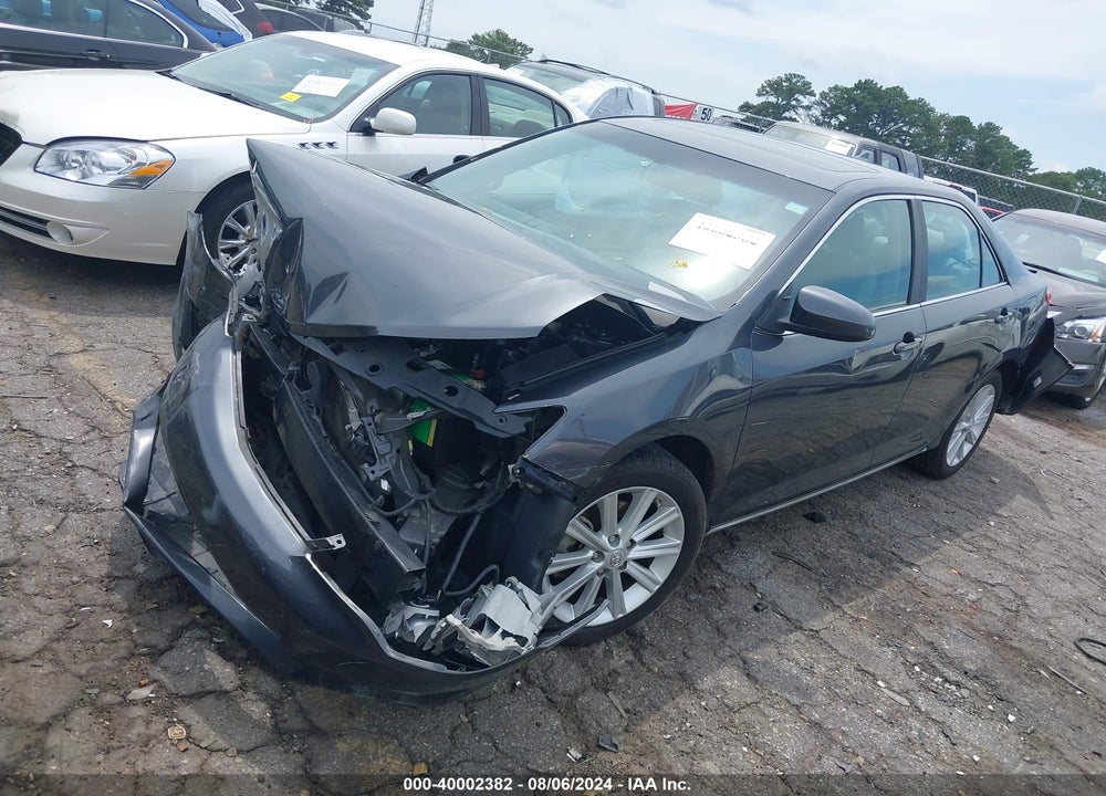 2012 TOYOTA CAMRY XLE VIN: 4T1BF1FK2CU608634