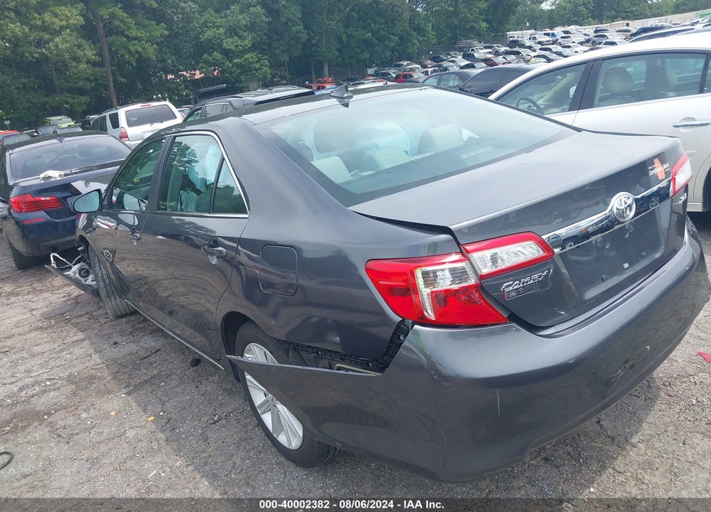 2012 TOYOTA CAMRY XLE VIN: 4T1BF1FK2CU608634