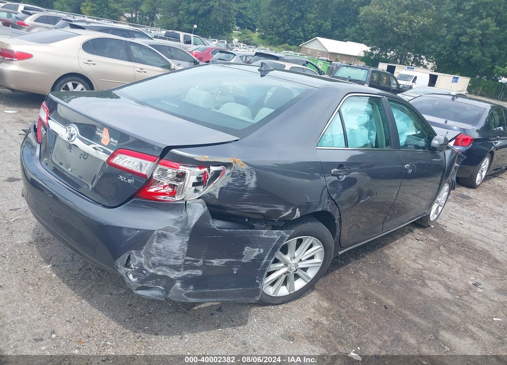 2012 TOYOTA CAMRY XLE VIN: 4T1BF1FK2CU608634