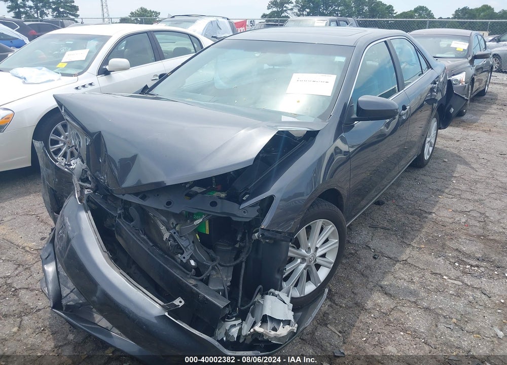 2012 TOYOTA CAMRY XLE VIN: 4T1BF1FK2CU608634