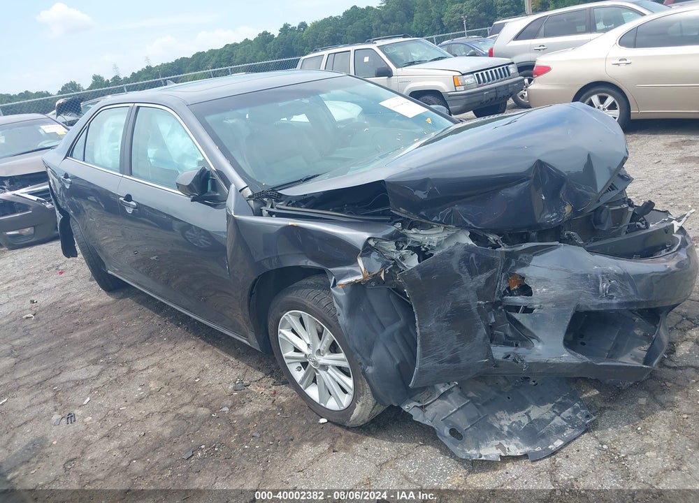 2012 TOYOTA CAMRY XLE VIN: 4T1BF1FK2CU608634